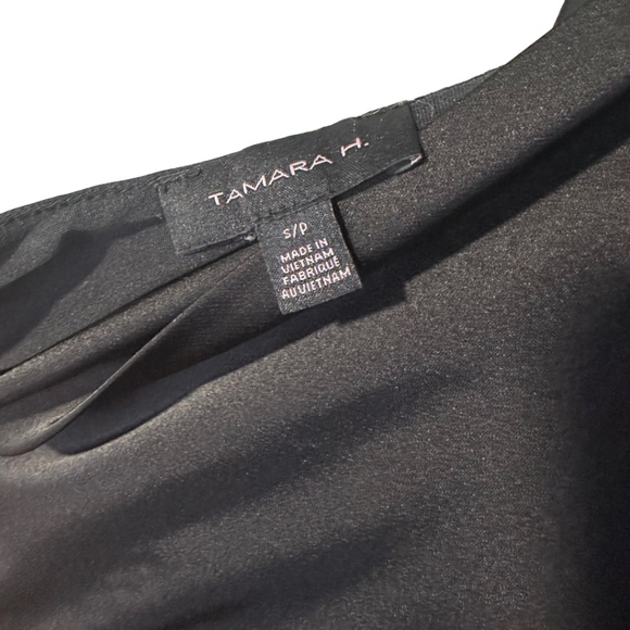 Tamara H. Black Satin Camisole Top – Size Small - Picture 3 of 3